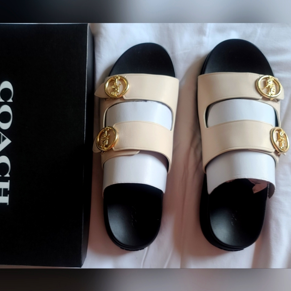 Coach Gable Leather Sandal